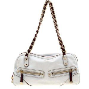 Gucci Limited Edition: Ivory Leather Capri Bowler